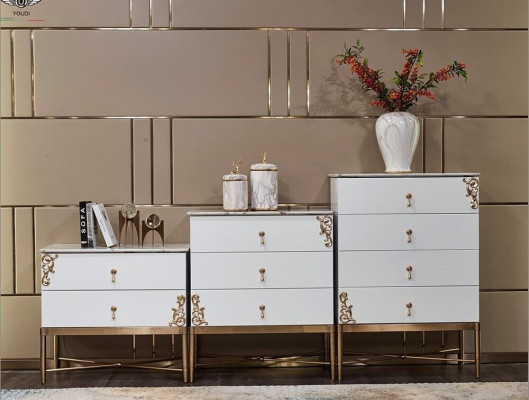 Set of 3 Chest of drawers Wardrobe Tall Cabinet Design Chests of drawers Cabinets Table new 3 pieces. set