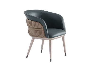 Steel Grand Club Lounge Modern Design Mebel Luxury Chairs stainless steel leather armchair