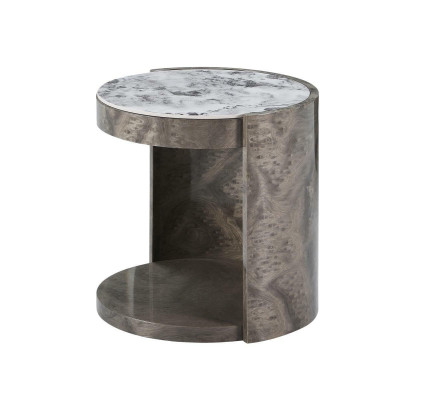 Side table Round Design Table Marble Living room Tables Designer Furniture Wood