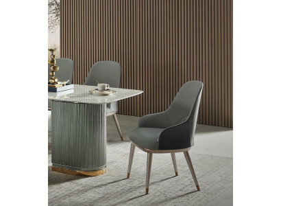 Armchair Chair Design Wood Textile Upholstery Gastro Dining room Leather Chairs Armchair