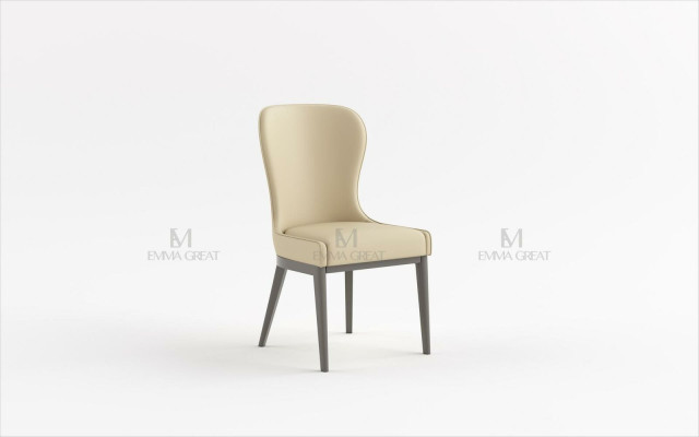 Dining Room 1x Chair Real Chairs Seat Upholstery Lehn Designer Leather Armchair Modern