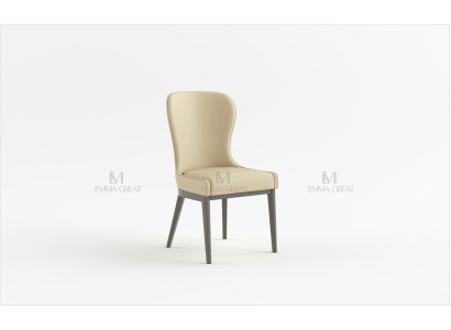 Dining Room 1x Chair Real Chairs Seat Upholstery Lehn Designer Leather Armchair Modern