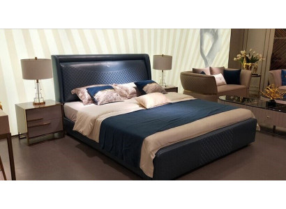 Classic Upholstery Leather Velvet Double Bed Luxury Design Beds Double Marriage new