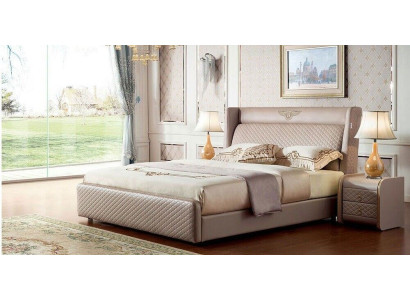 Luxury Design Bed Double Beds Bedroom Furniture Leather Bed Hotel Furnishings