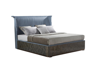 Classic Designer Beds Bedroom Bed Double Hotel Furniture Fabric Textile new