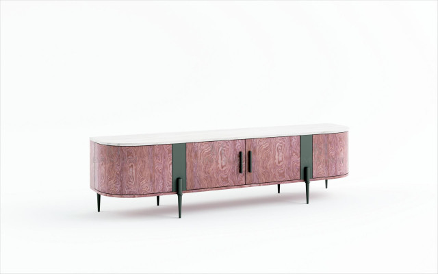 Designer TV cabinet tv sideboard chest of drawers side low board wardrobe living room shelf