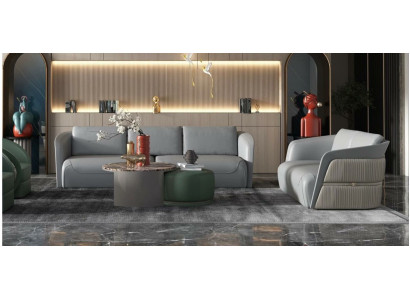 Couch Table Coffee Side Design Luxury Round Tables Sofa 2x Set Suite Stone