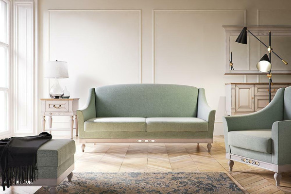 Sofa set Sofa Couch Upholstery Set Suite Seat 311 Stool 4pcs. sets
