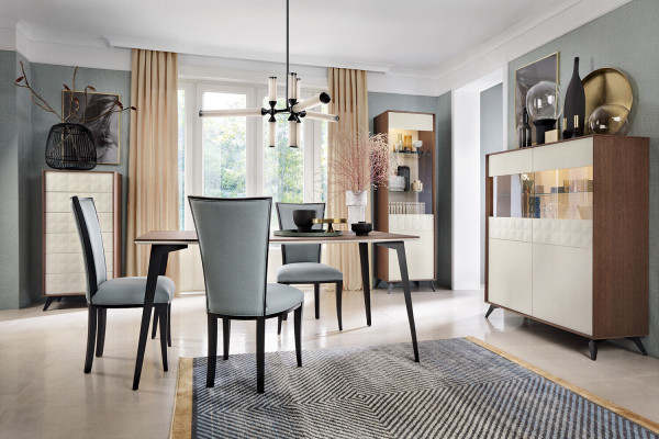 Dining table Wood Tables Table Dining room Solid Designer 160x90x76cm