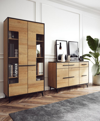 Showcases Dresser Cabinet Glass Designer Wardrobe Wood new Chest of drawers Display case Chests of drawers
