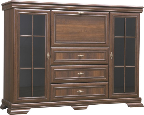Living room cupboard 158cm XXL Low Boards Sideboard Wood Chest of drawers Sideboard Chests of drawers