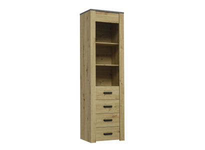 Dining room cabinet stand showcase shelf display case XL-W1D Wood Modern Wardrobe