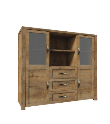 Living room furniture Set Designer Living room Bookcase Chest of drawers Display case 3pcs. new