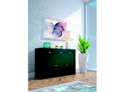 Country House Green Chests of drawers from Wood Sideboard Sideboard Tall Cabinet Chest of drawers Sideboard