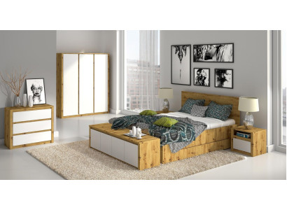 Design Bedroom Luxury Bed Bedside table Chest of drawers 6-piece Bedroom Set Hotel