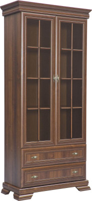 Suite Display case Chest of drawers 4 pcs. Wood Furniture Shelf Living room Wall unit Set Group