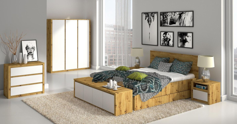 Bedside table nightstand Chest of drawers Handcraft Wood Furniture nightstand Modern