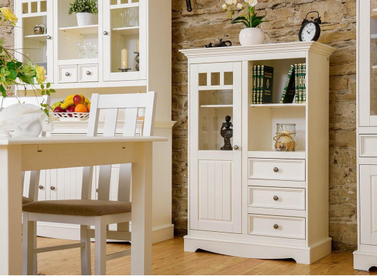Sideboard Country House Style Living Room Wall Shelves Wood Shelf Bookcase Wardrobe