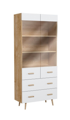 Modern Cabinets Wardrobe Wall Unit Bookshelf Shelf Display case - Model Brillo