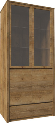 Glass showcase Glass cabinet Cabinets Wardrobe Wood Furniture new Display cabinets Wooden cabinet new