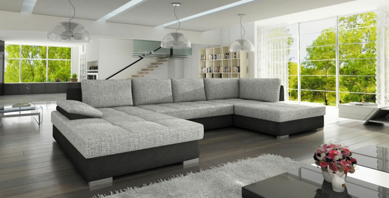 Couch Suite U-shape Big design Living landscape Corner sofa xxl Upholstery Corner