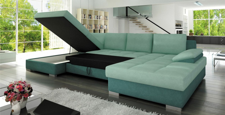 Couch Suite U-shape Big design Living landscape Corner sofa xxl Upholstery Corner