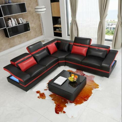 Luxury Design Corner Corner sofa L-shape Modern Sofas Leather Sofa Couch Living landscape Sofa Seat