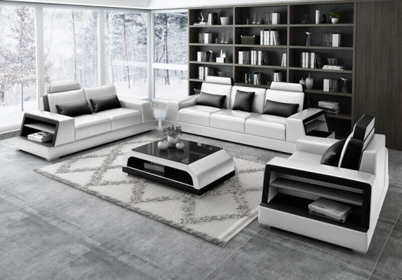 Sofas Couch Upholstery Suite Modern Couches Imitation leather decorative sofa set