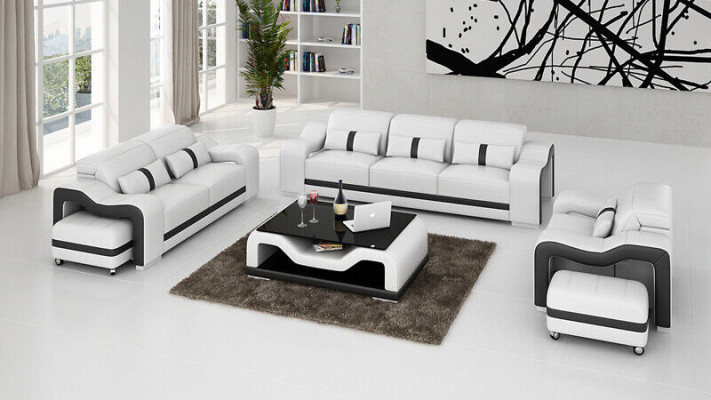 Modern Sofa set 3+2 Seater Sofa Couch Upholstery Suite Couches Leather