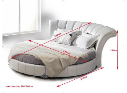 Round Bed Chesterfield Design Beds Upholstered bed Round Bed Upholstery Round