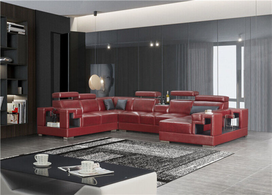 Living landscape Corner sofa Corner suite Sofa Upholstery Corner sofa Couch