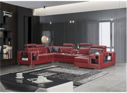 Living landscape Corner sofa Corner suite Sofa Upholstery Corner sofa Couch