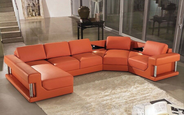 Couch Corner suite Living landscape U-shape Sofa Corner sofa Corner sofa Suite