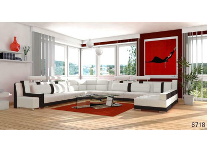 Suite U-shape Sofa Couch Upholstery Suite Living landscape Design
