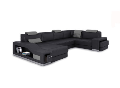 Living landscape Corner sofa U-shape Corner sofa LED Illuminated Sofa Couch