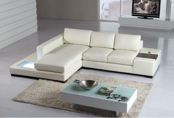 L-shape Sofa Couch Upholstery Suite Design Living landscape Corner sofa Leather