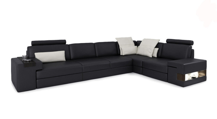 Leather Sofa Sofa Modern Upholstery Leather Design Corner sofa Couch Textile