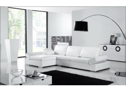 Corner sofa Sofa Deco Couch Upholstery Living landscape Leather Corner Sofas Suite