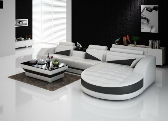 Corner sofa L-shape Living landscape Designer Sofa Couch Upholstery Seat Suite