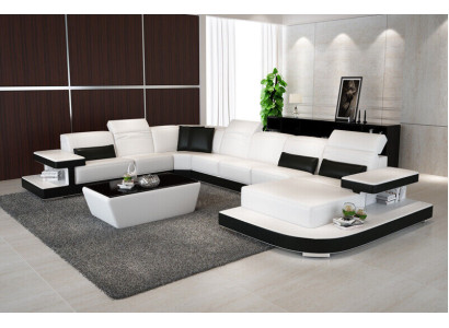 Living landscape Corner suite Corner sofa Upholstery Suite Sofas Couches new