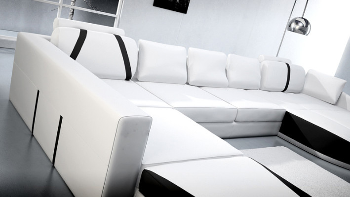 Living landscape Couch Corner suite U-shape Sofa Corner sofa Corner sofa Suite