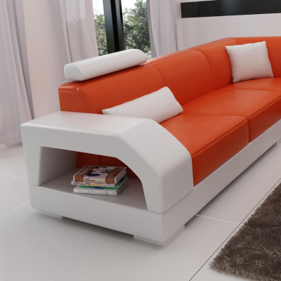 Couch Living landscape Corner suite Corner sofa Upholstery Suite Sofas Couches