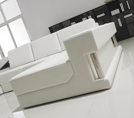 Leather sofa Corner sofa Suite Upholstery U-shape Couch Sofa Design