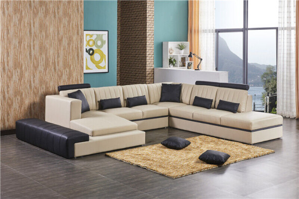 Leather Modern Couch Living landscape Leather sofa Sofa set Sofa U-shape