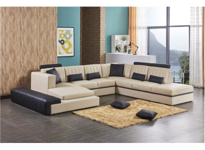 Leather Modern Couch Living landscape Leather sofa Sofa set Sofa U-shape