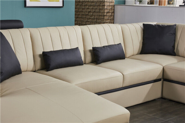 Leather Modern Couch Living landscape Leather sofa Sofa set Sofa U-shape
