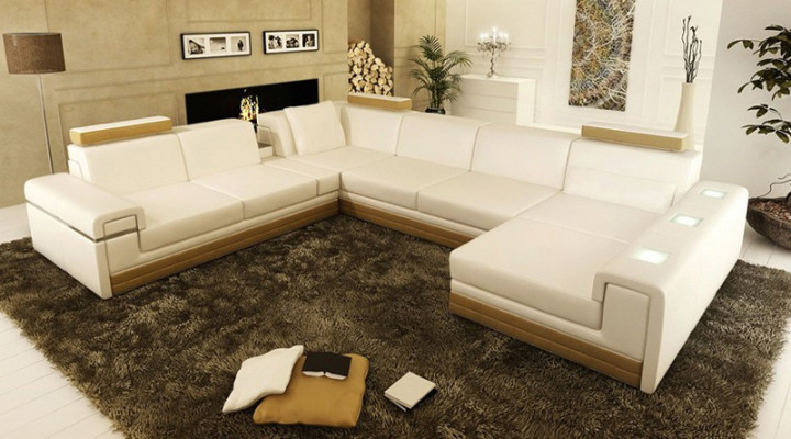 Leather sofa couch sofa set corner sofa corner suite design modern sofa