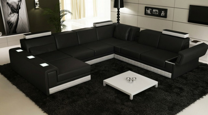 Leather sofa couch sofa set corner sofa corner suite design modern sofa