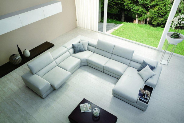 Relax Living landscape U-shape Corner sofa Couch Sofa Leather sofa Suite