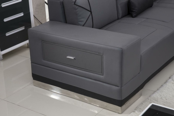 Corner sofa leather sofa Big xxl U-shape Living landscape decorative sofa couch suite